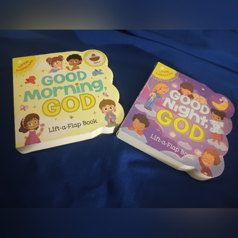 Lift-a-Flap Book Set - Good Morning, God & Good Night, God